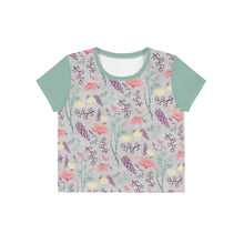 Load image into Gallery viewer, Color Me Floral Crop Tee
