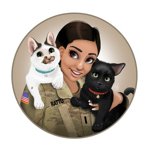 Custom Cartoon Human & Pet Portrait Designs