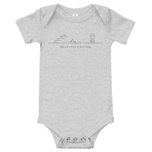 Load image into Gallery viewer, Grey Baby&#39;s Favorite Things Onesie