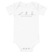 Load image into Gallery viewer, White Baby&#39;s Favorite Things Onesie