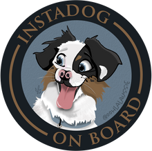 Load image into Gallery viewer, &quot;Instadog on Board&quot; Lala Bumper Sticker