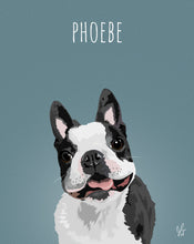 Load image into Gallery viewer, Modern Pet Poster Portrait Design (Single Subject)