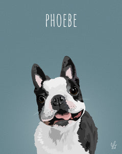 Modern Pet Poster Portrait Design (Single Subject)