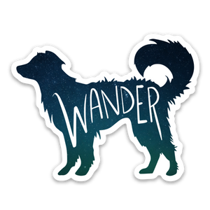 "Wander" Aussie Sticker