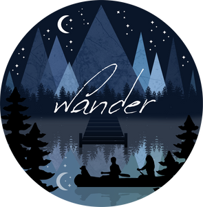 "Wander" Adventure Sticker